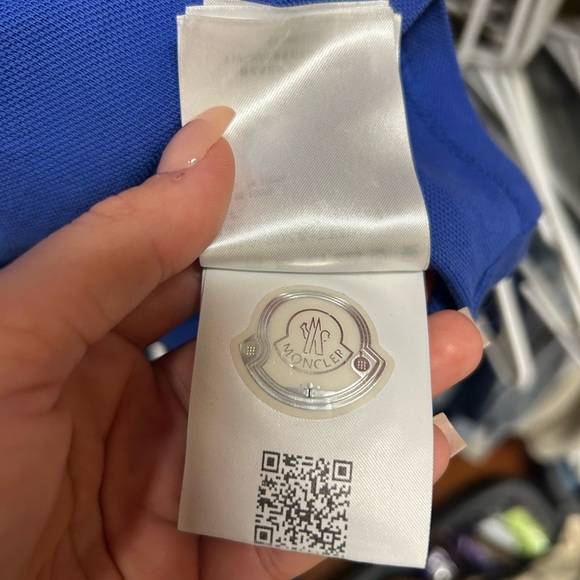 *SOLD* Moncler Logo Patch Men’s Polo Shirt - Picture 2 of 4